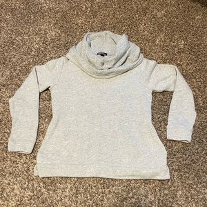 Mercantile J. Crew Grey Cowl Neck Sweater Small